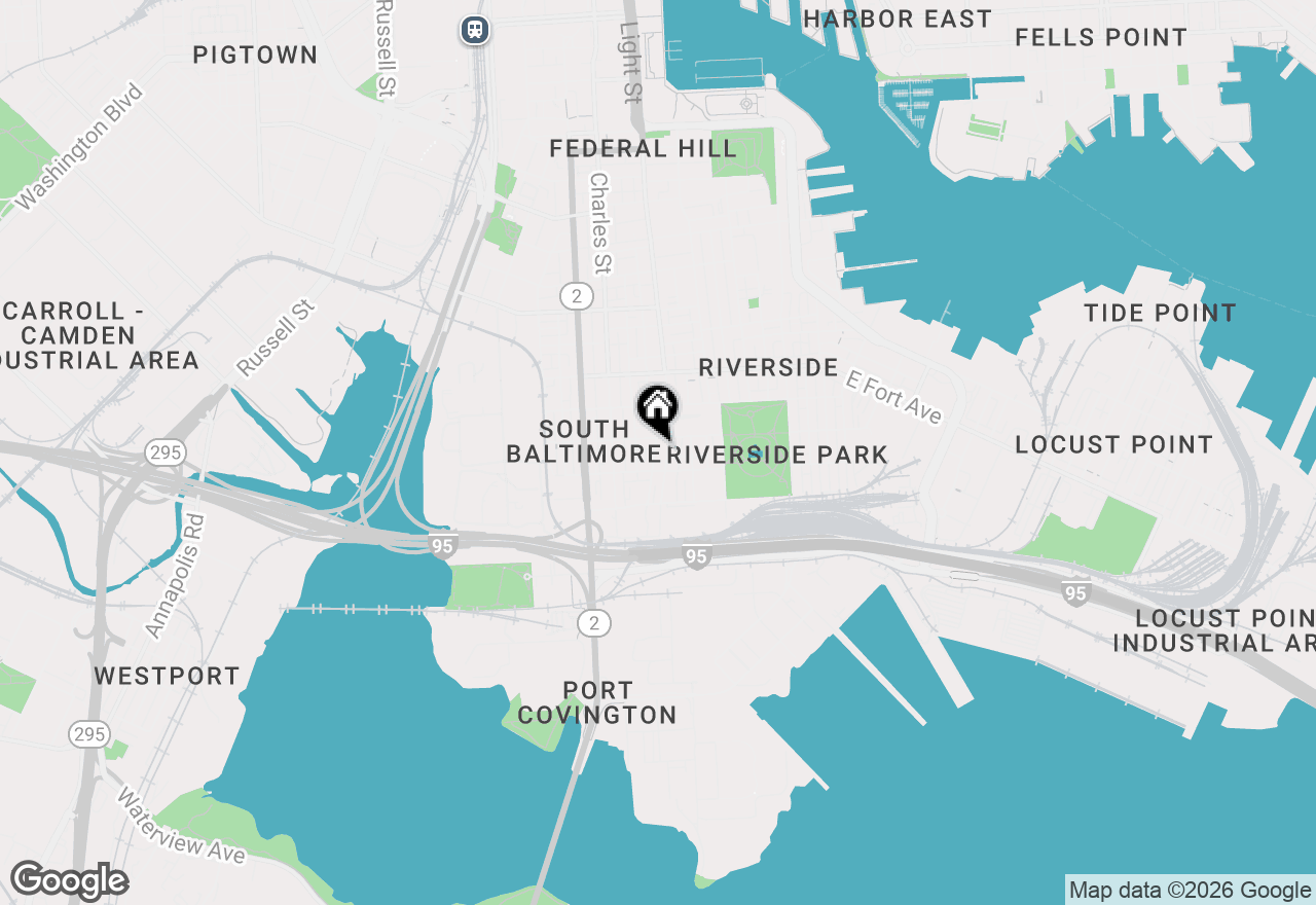 Map of 1711 Marshall Street, Baltimore, MD 21230