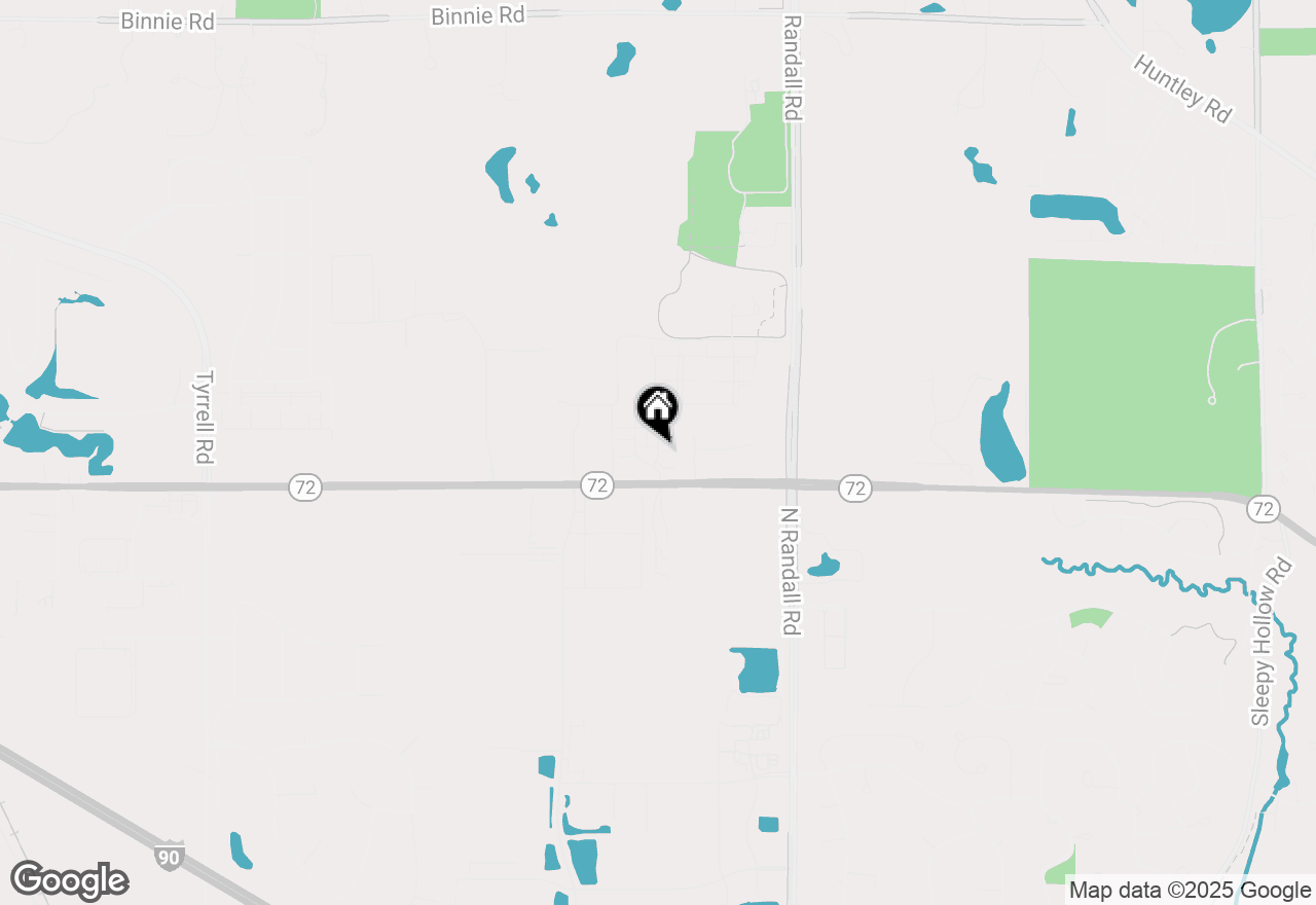 Map of 243 Settlers Place, West Dundee, IL 60118