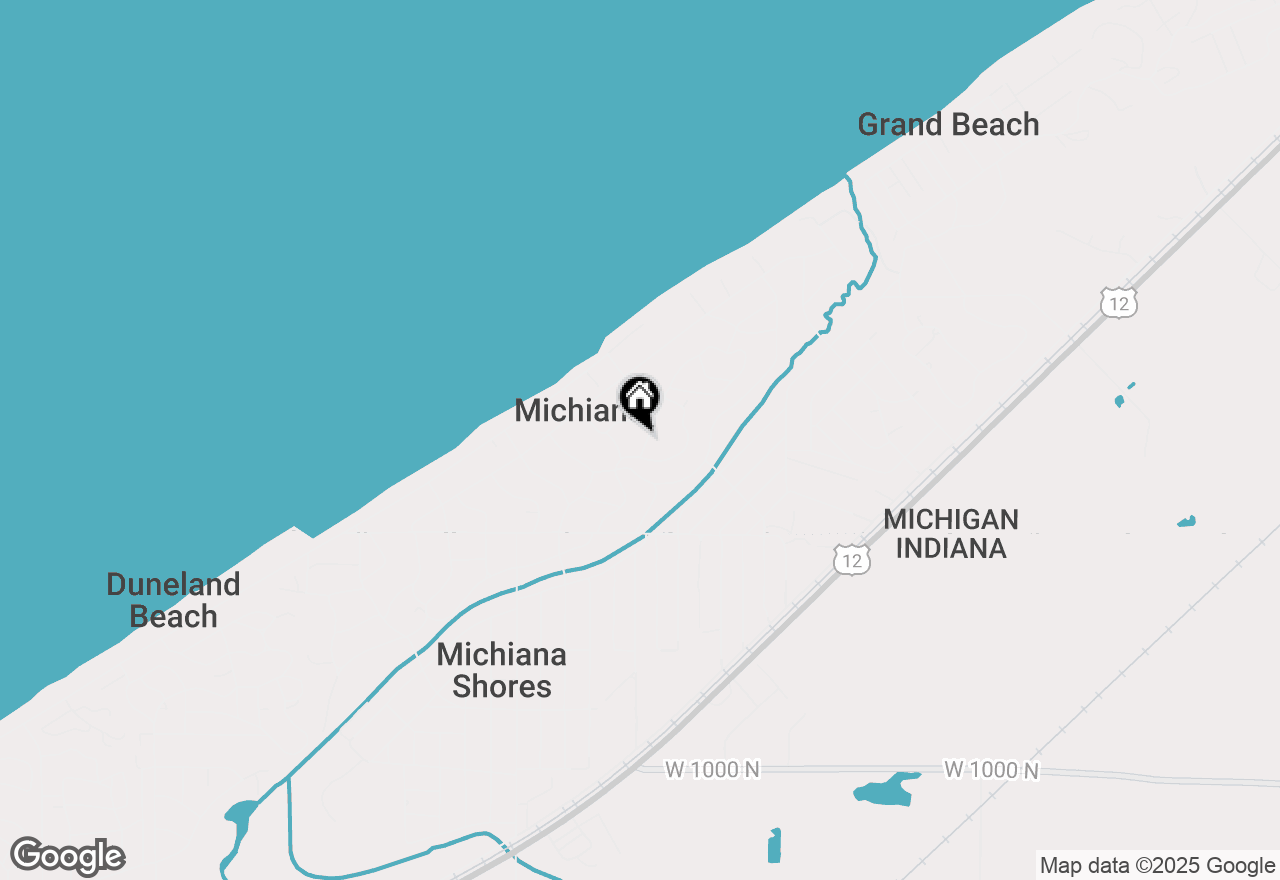 Map of 4046 Hillside Trail, New Buffalo, MI 49117