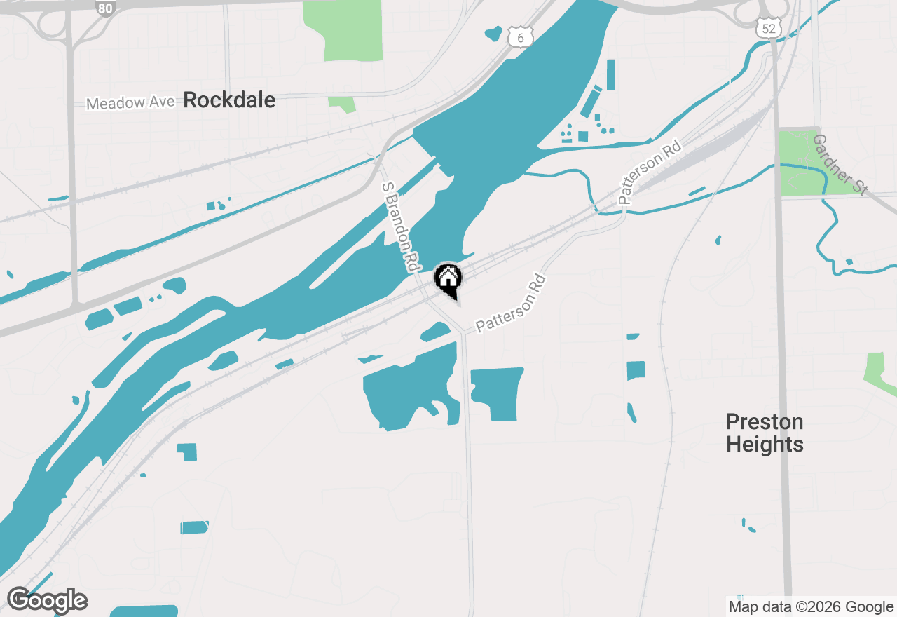 Map of 756 Woodruff Avenue, Joliet, IL 60436
