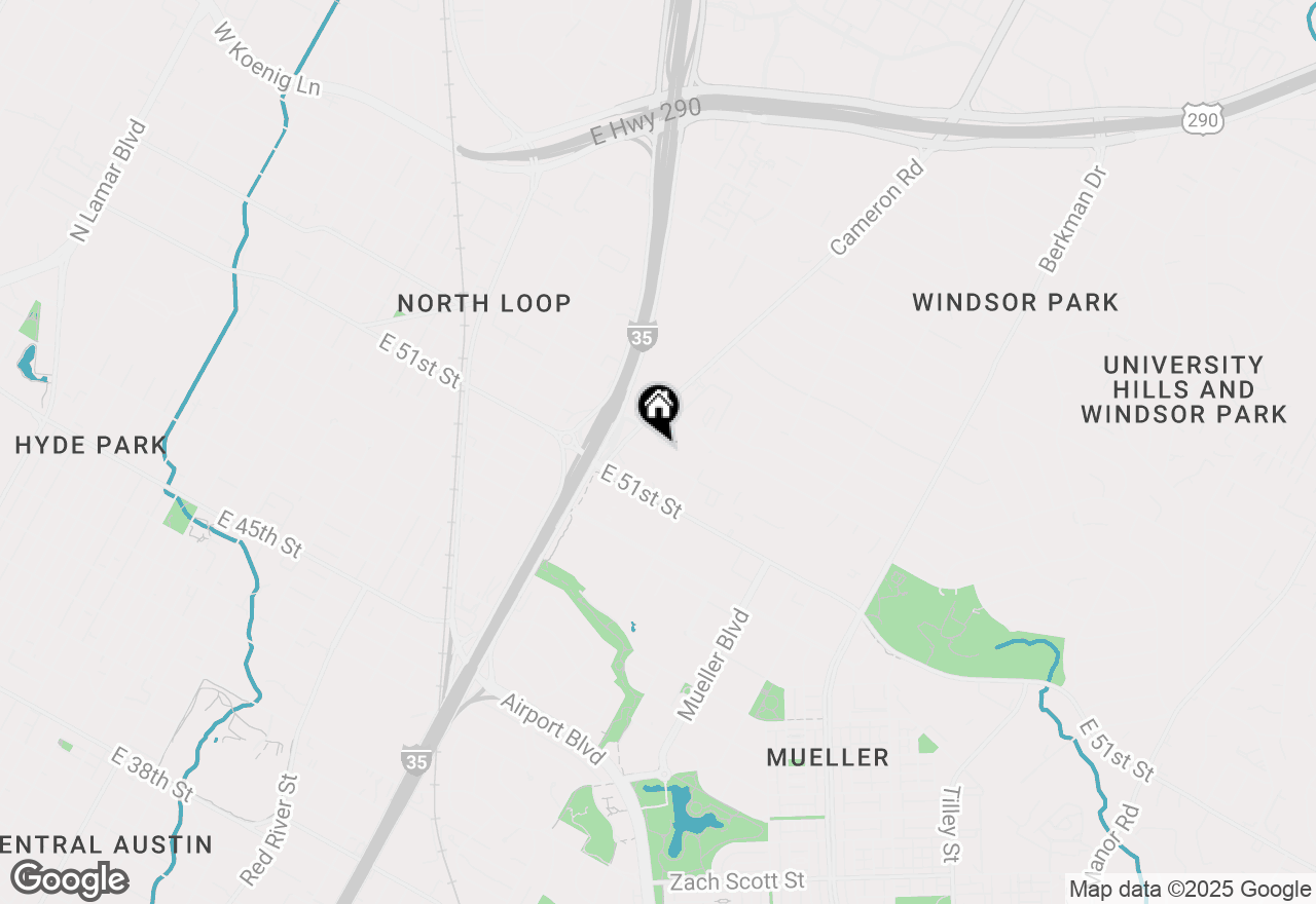 Map of 1200 E 52nd St #207, Austin, TX 78723