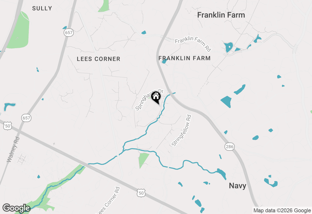 Map of 3346 Oakshade Court, Fairfax, VA 22033