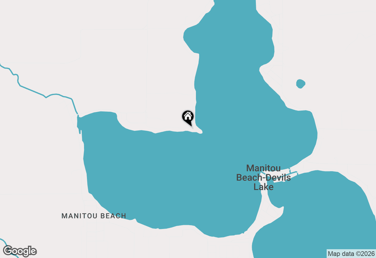 Map of 8714 Cherry Point Road, Manitou Beach, MI 49253