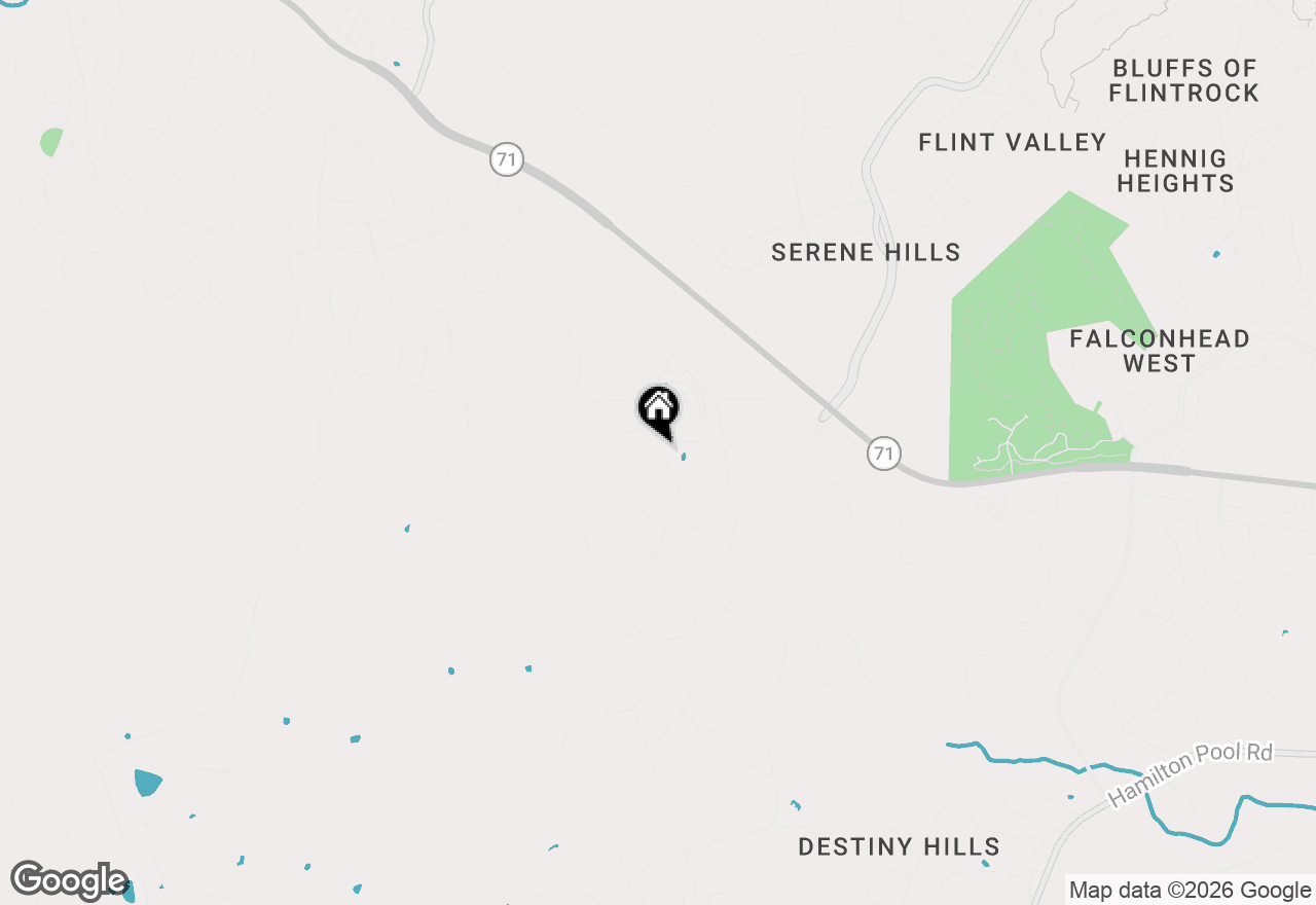 Map of 5704 Twin Peaks Trce, Austin, TX 78738