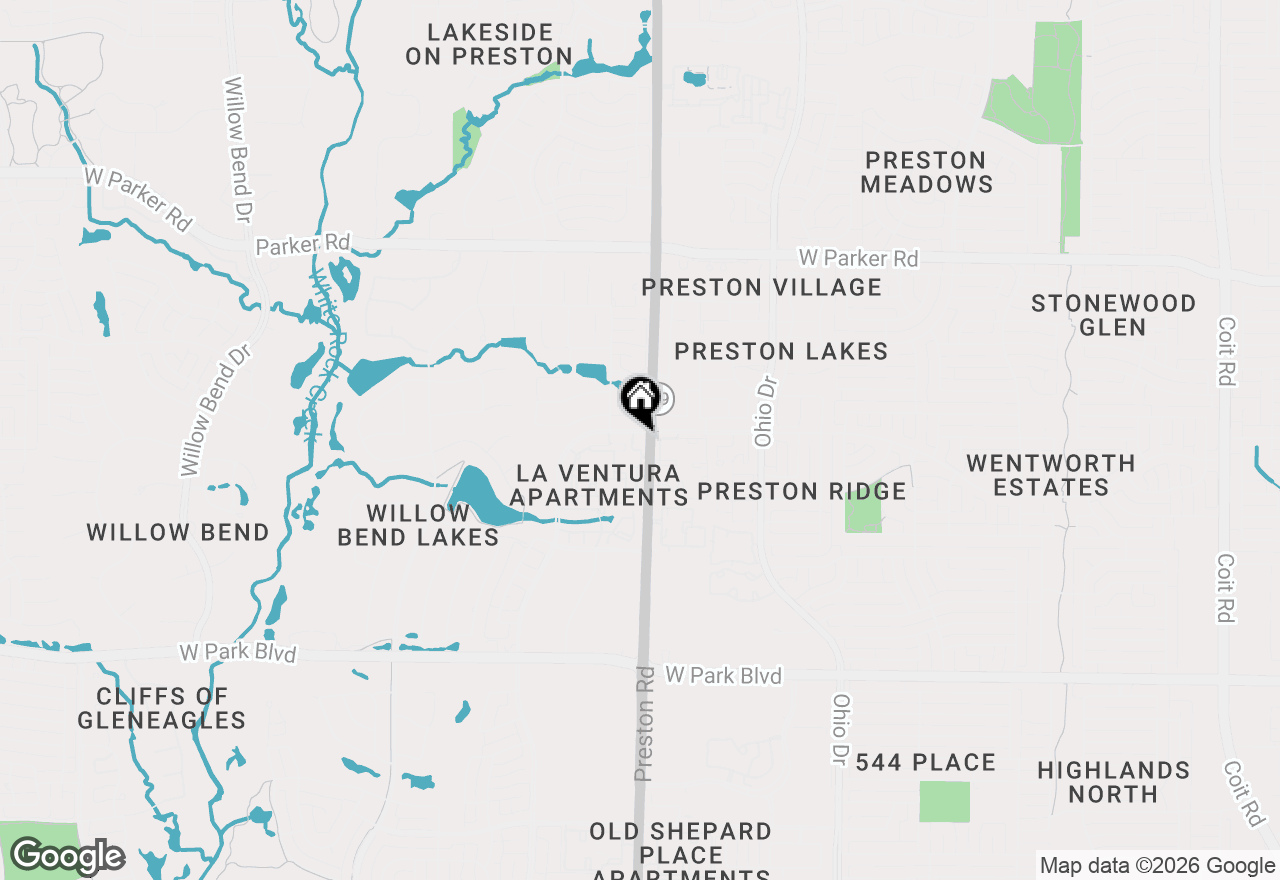 Map of 2601 Preston Road #3102, Plano, TX 75093