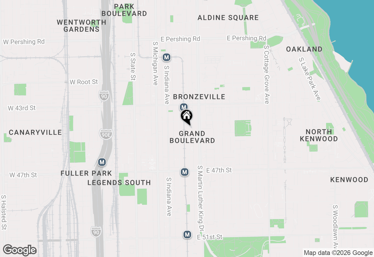 Map of 4426 S Calumet Avenue #3, Chicago, IL 60653