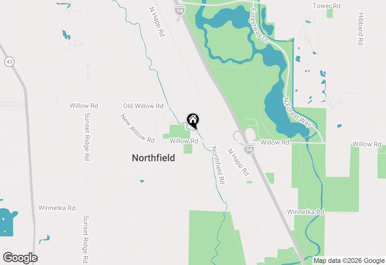 Map of 14 Robin Hood Lane #14, Northfield, IL 60093
