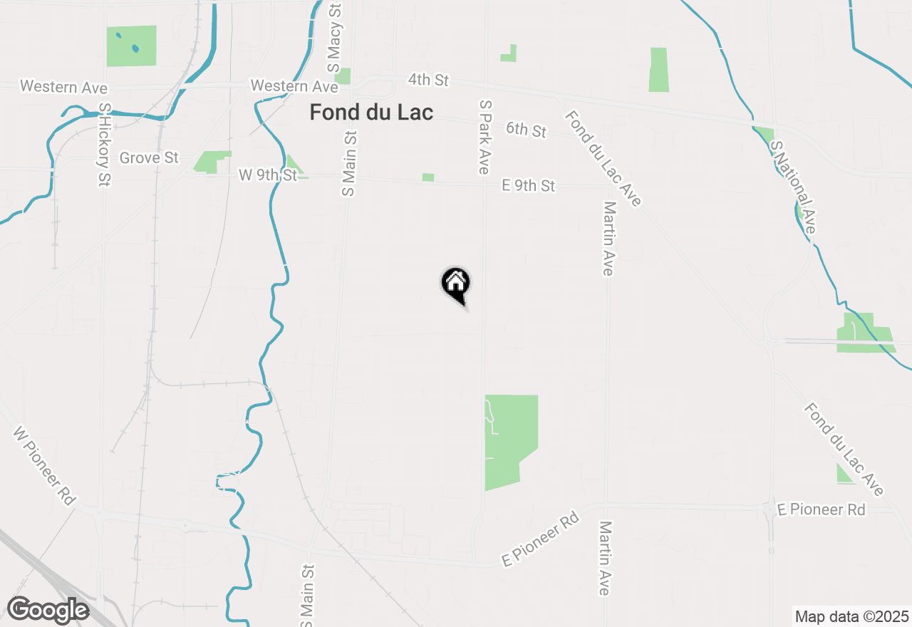 Map of 165 15th St, Fond Du Lac, WI 54935