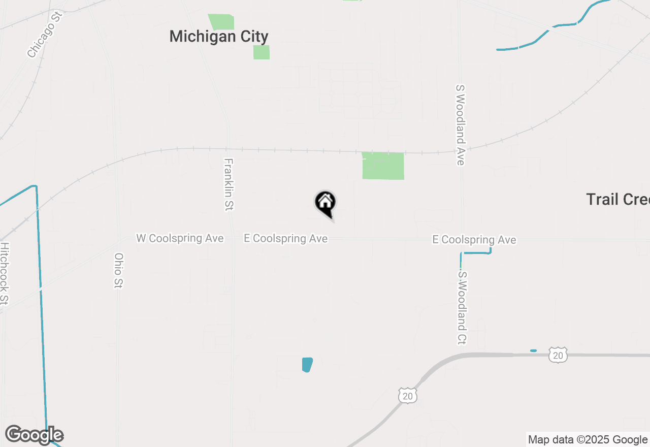 Map of 3308 Tilden Avenue, Michigan City, IN 46360