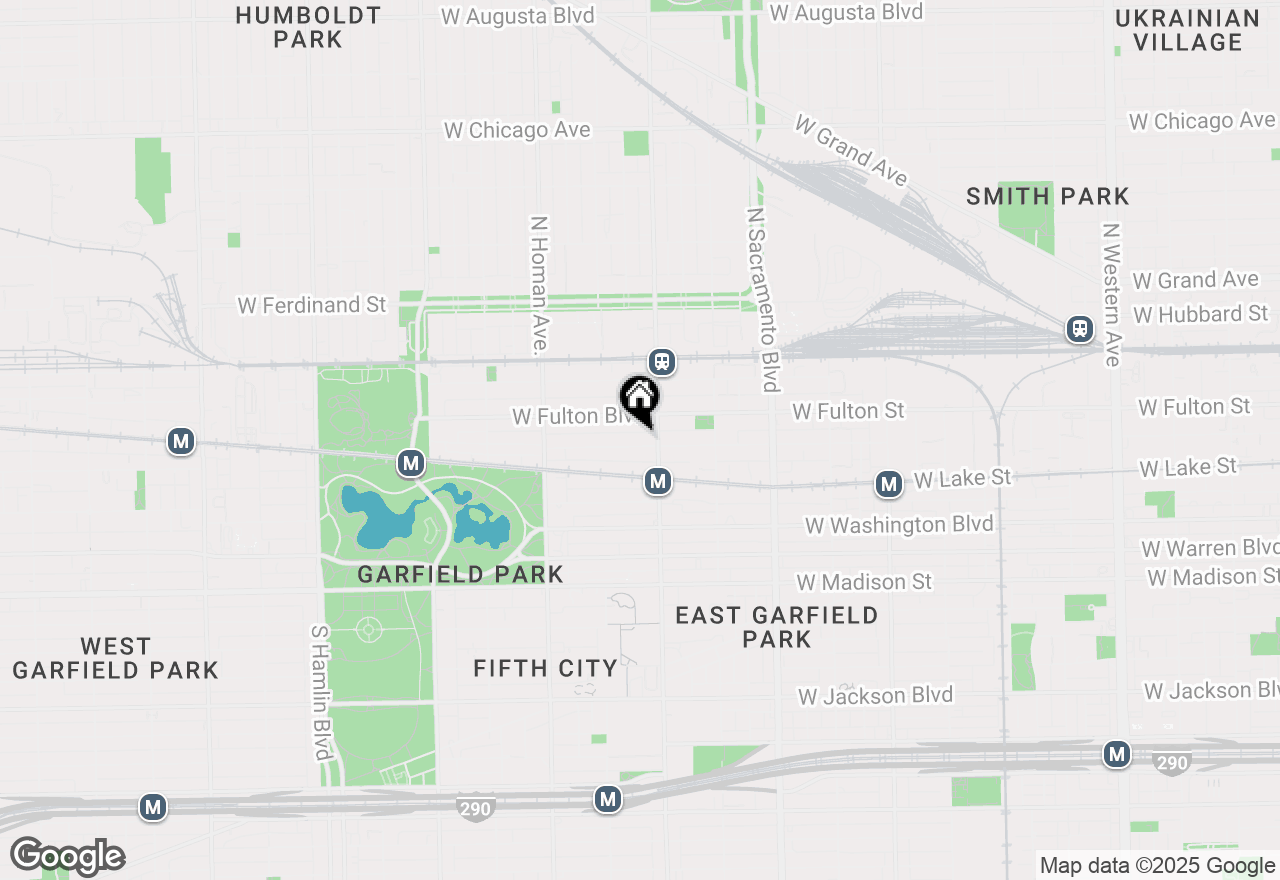 Map of 3216 W Walnut Street, Chicago, IL 60624