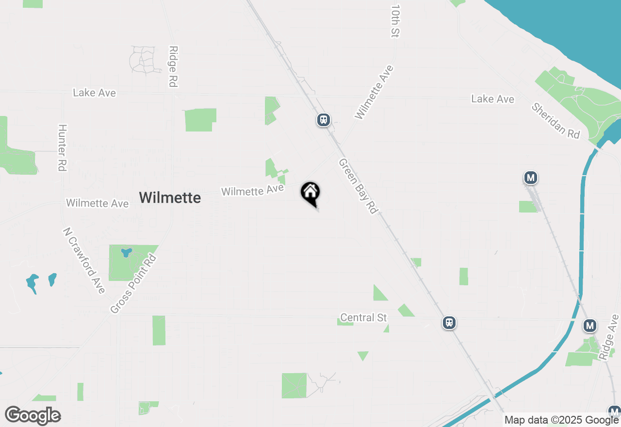 Map of 1249 Maple Avenue, Wilmette, IL 60091