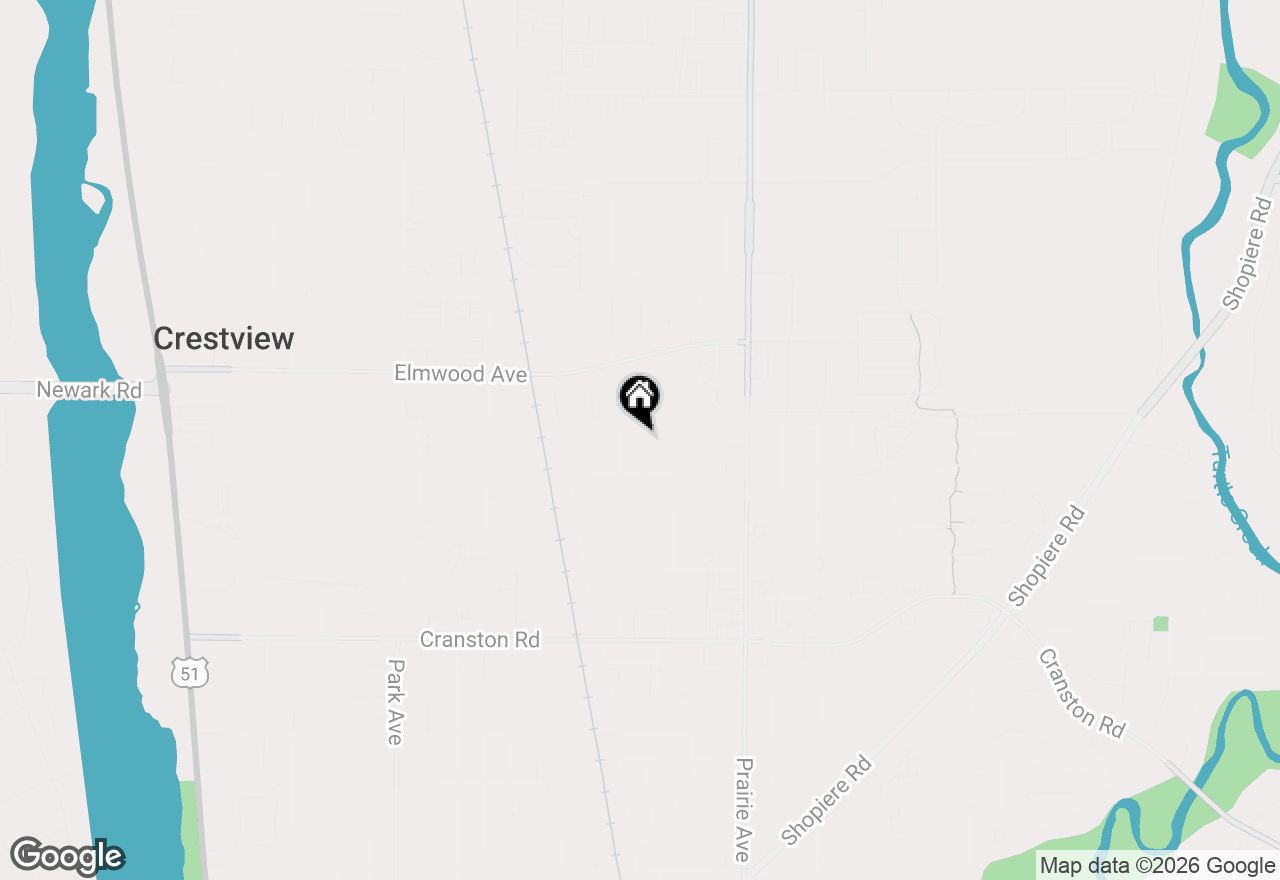 Map of 2432 Wood Drive, Beloit, WI 53511