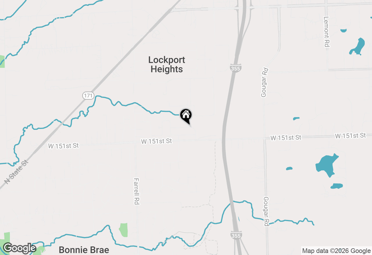 Map of 16545 W Golden Valley Lane, Lockport, IL 60441