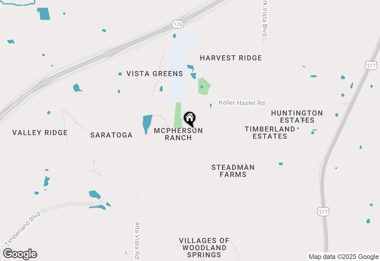 Map of 12833 Danville Drive, Fort Worth, TX 76244