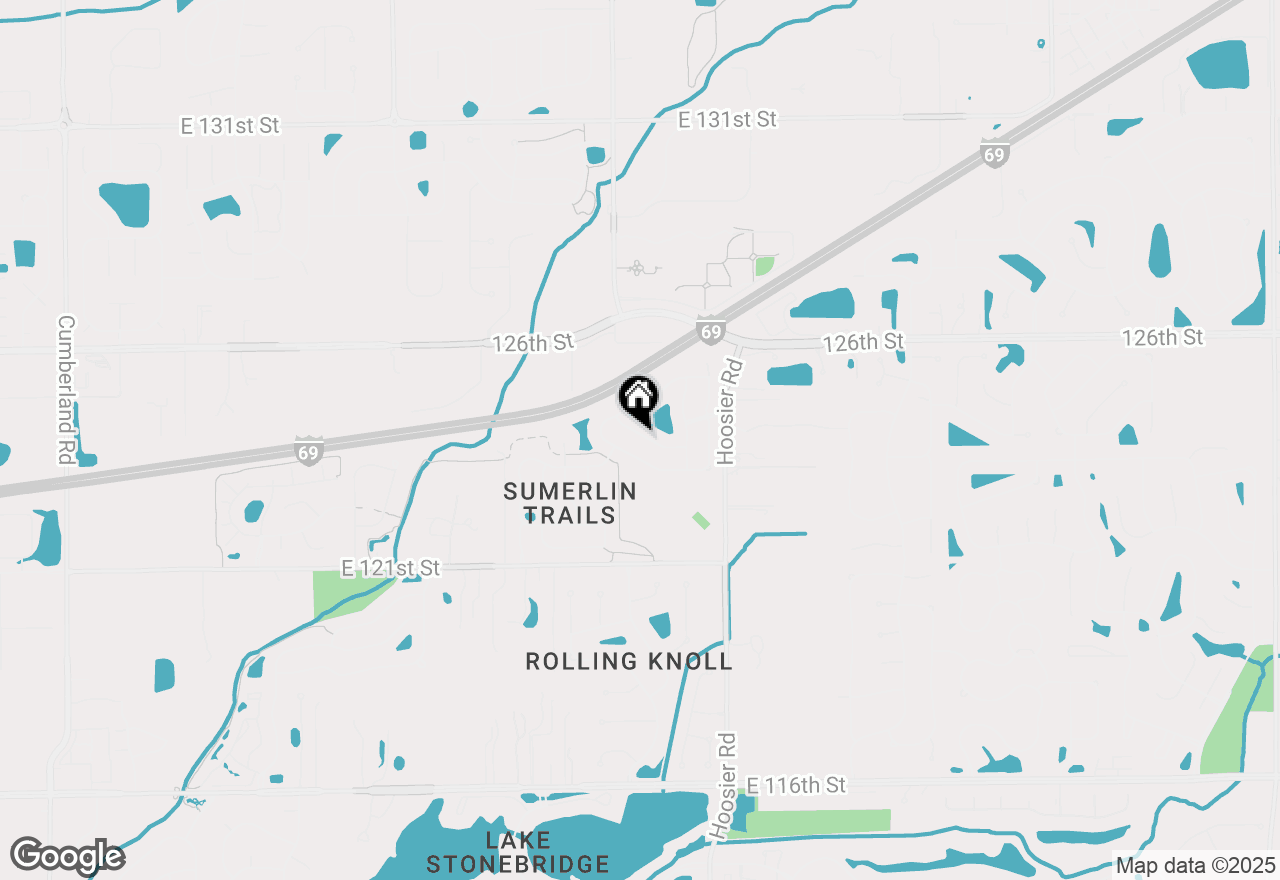 Map of 11055 Long Lake Lane, Fishers, IN 46037