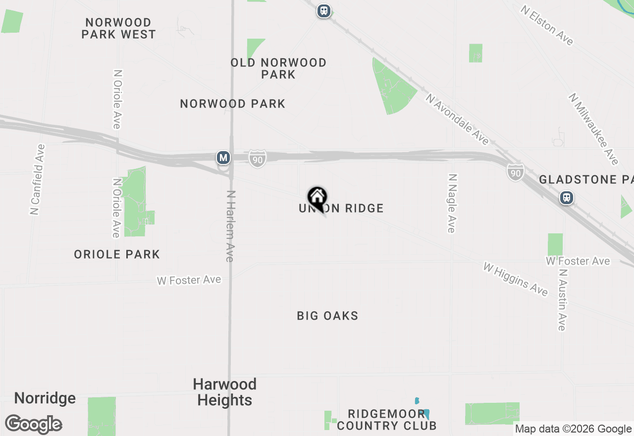 Map of 5343 N Newland Avenue, Chicago, IL 60656