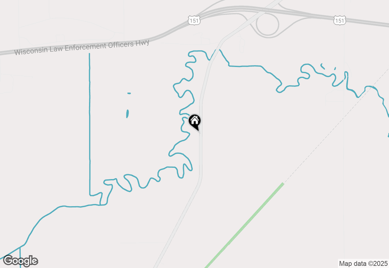 Map of 5106 N County Road D, Fond Du Lac, WI 54937