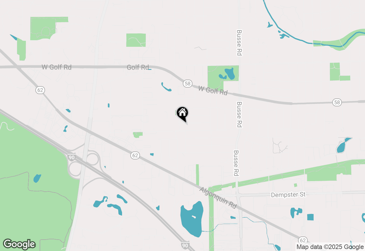 Map of 1837 W Locust Lane, Mount Prospect, IL 60056