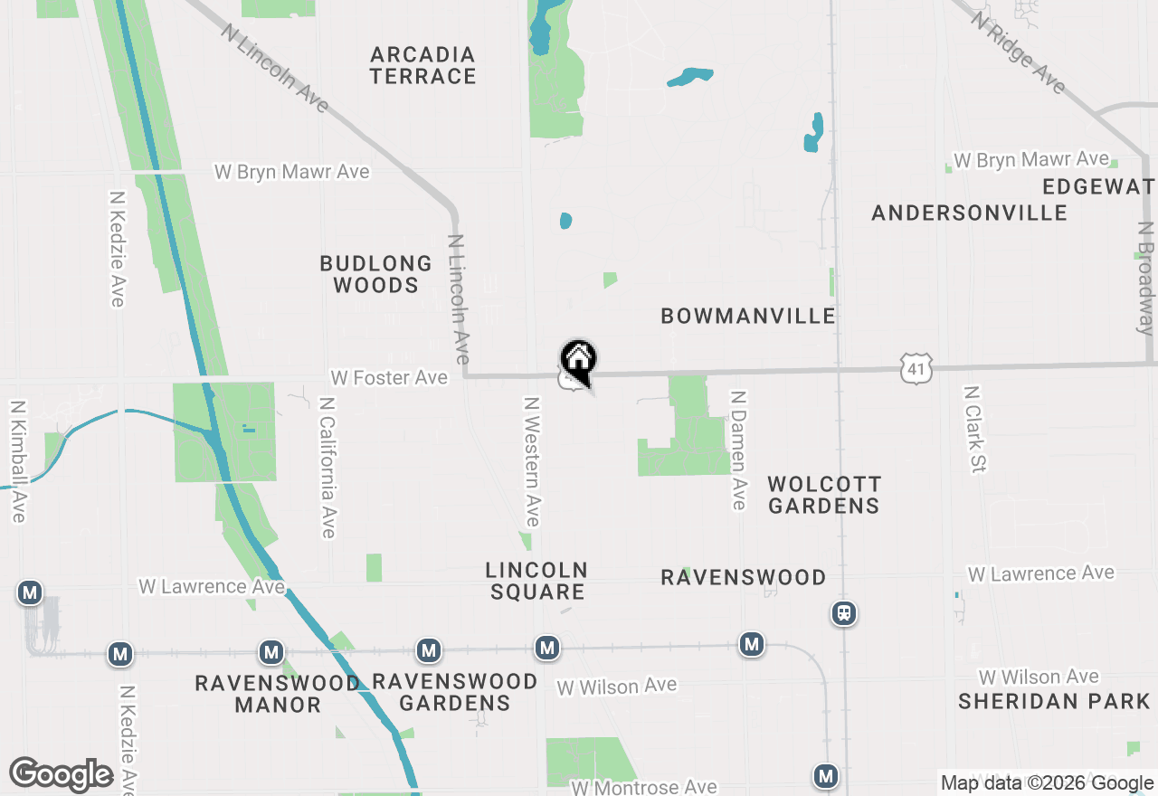 Map of 5138 N Oakley Avenue, Chicago, IL 60625