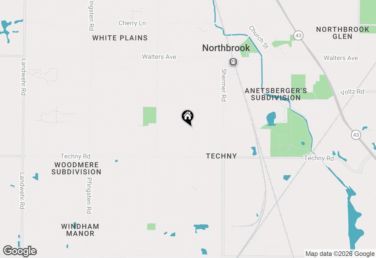 Map of 2204 Dehne Road, Northbrook, IL 60062