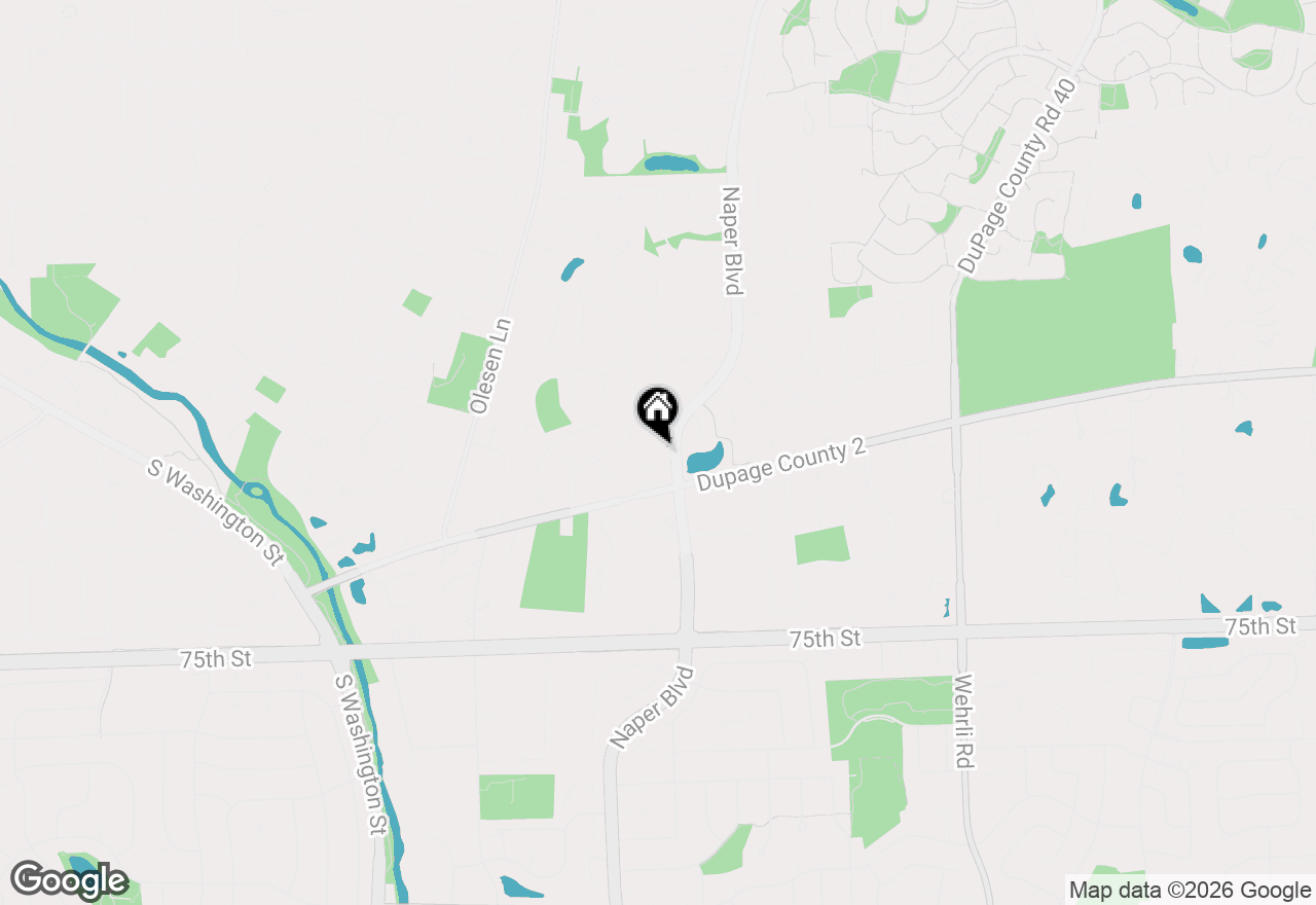 Map of 1111 Compass Court, Naperville, IL 60540