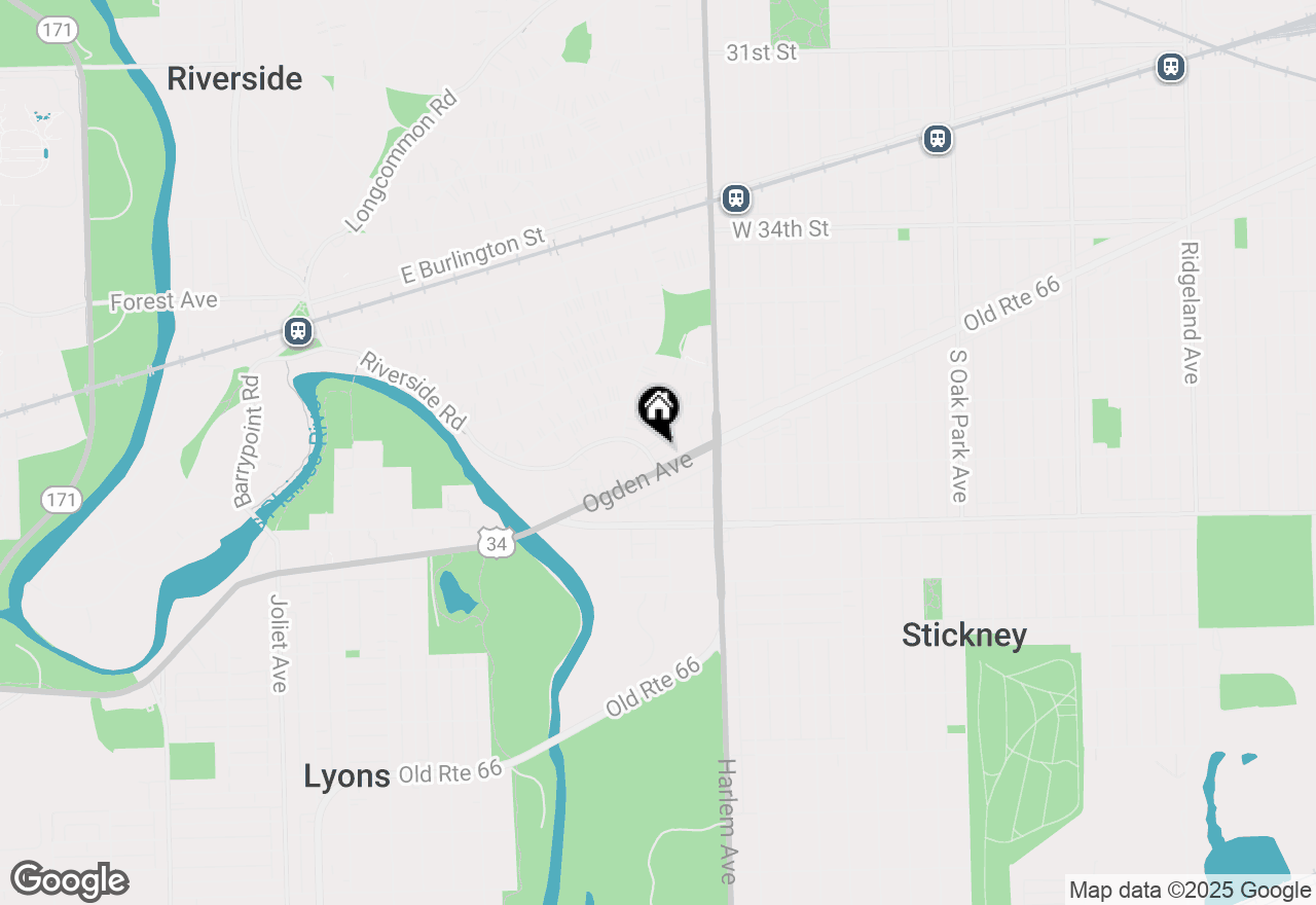 Map of 354 Lionel Road, Riverside, IL 60546