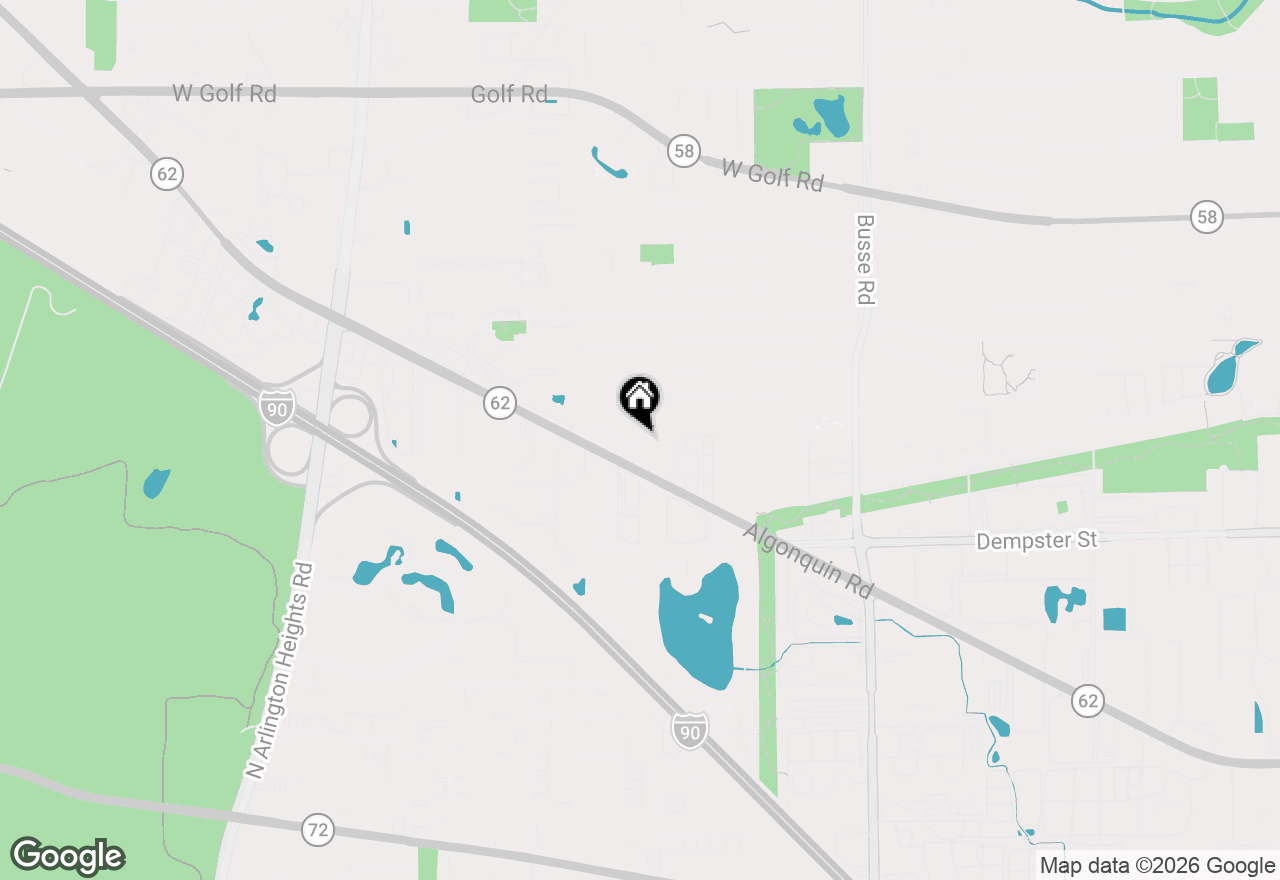 Map of 910 E Kimber Drive, Arlington Heights, IL 60005