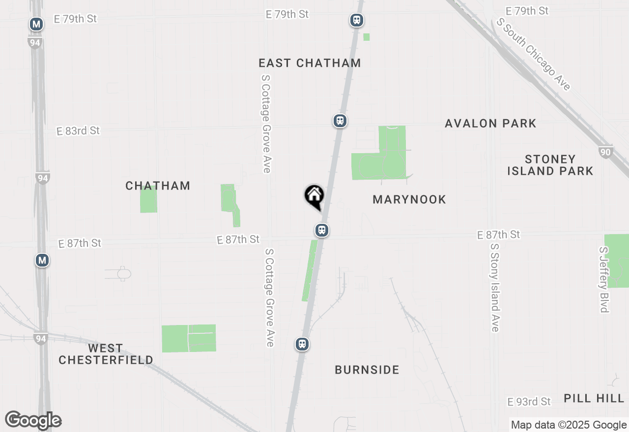 Map of 8613 S Ingleside Avenue, Chicago, IL 60619