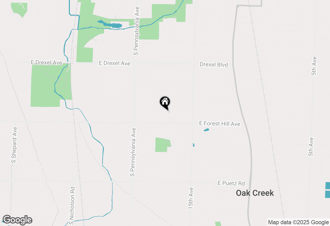 Map of 1700 Edgewood Ave, South Milwaukee, WI 53172