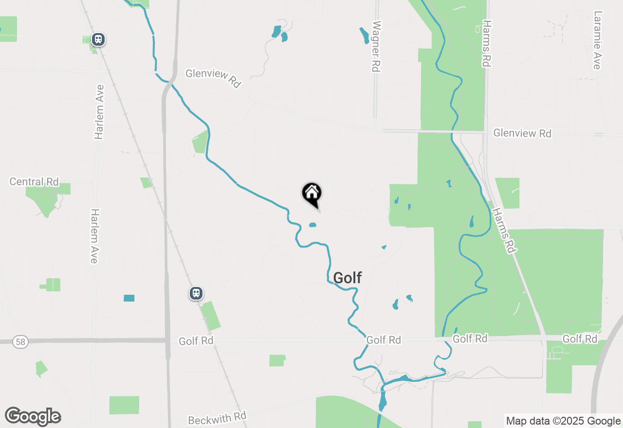 Map of 1121 Longvalley Road, Glenview, IL 60025