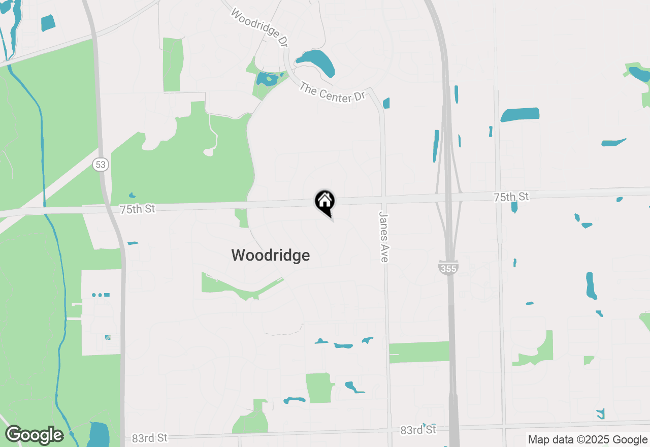 Map of 2559 Forest Glen Parkway, Woodridge, IL 60517