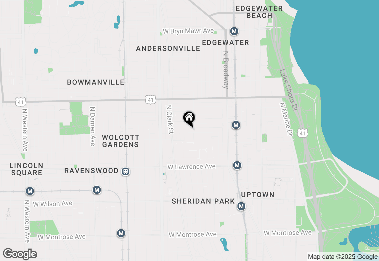 Map of 1414 W Argyle Street, Chicago, IL 60640