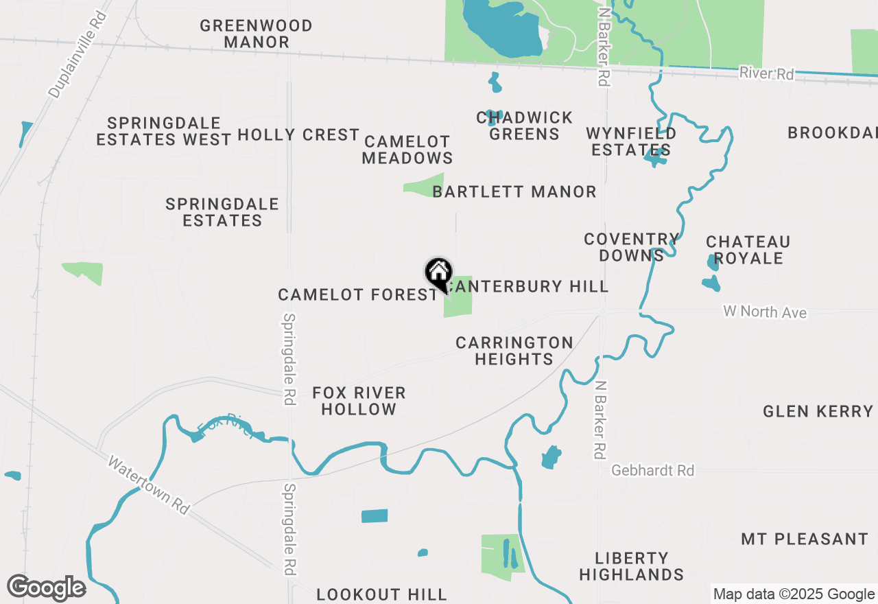 Map of 2340 Talbots Ln, Brookfield, WI 53045