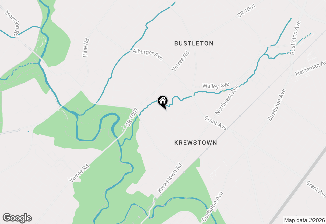 Map of 1028 Grant Avenue, Philadelphia, PA 19115