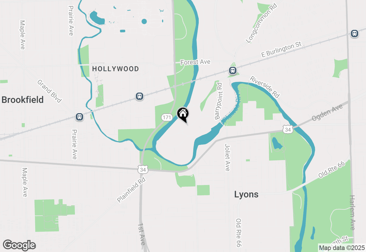 Map of 270 Scottswood Road, Riverside, IL 60546