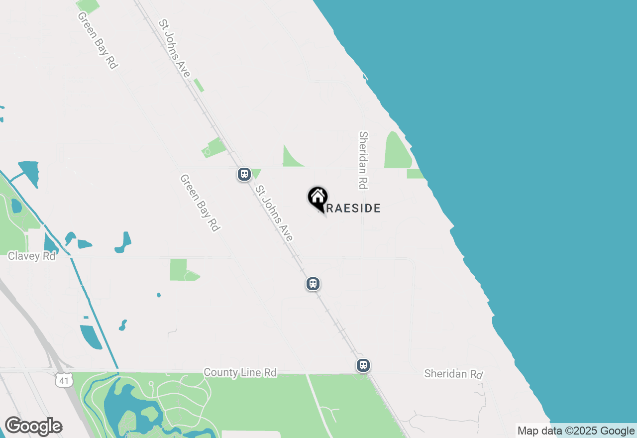 Map of 368 Woodland Road, Highland Park, IL 60035