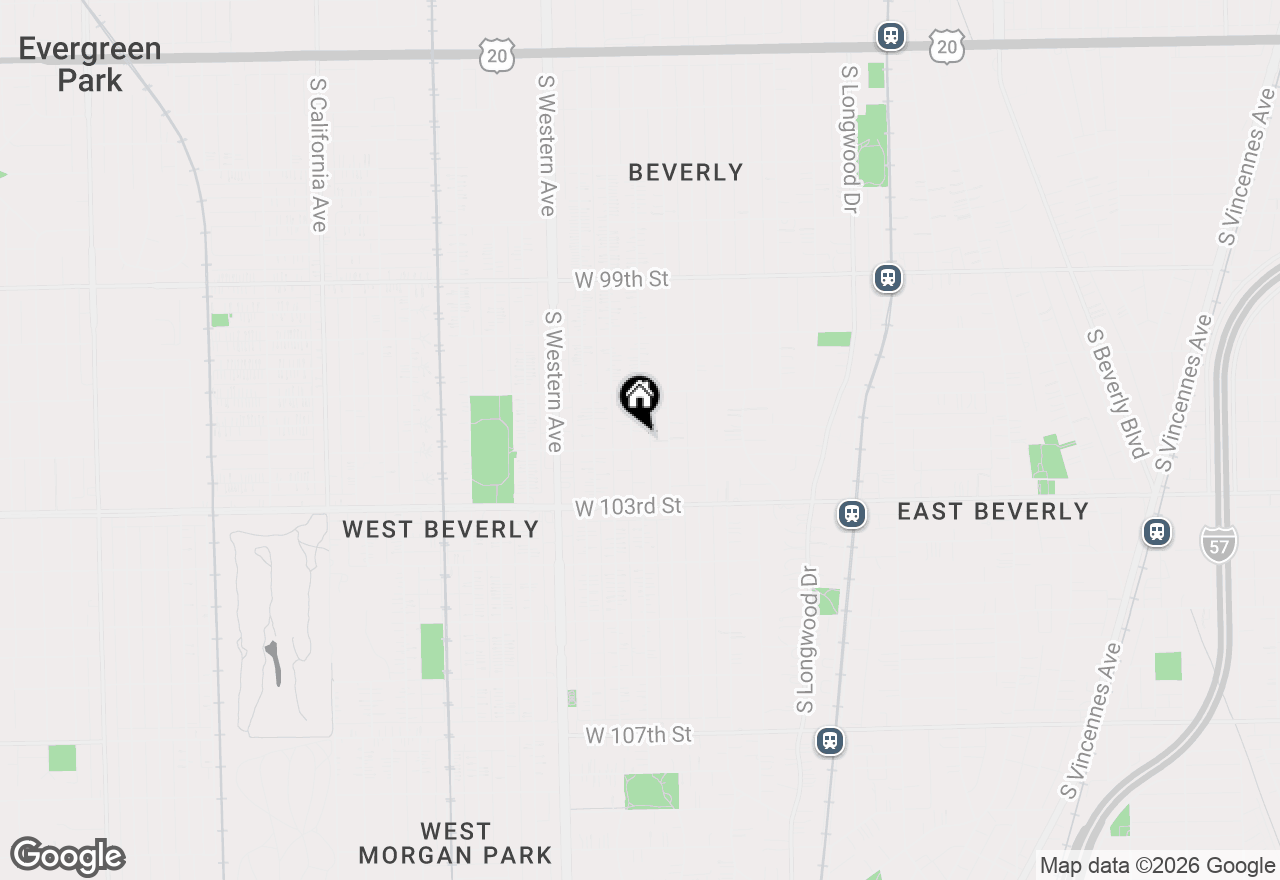 Map of 10151 S Bell Avenue, Chicago, IL 60643