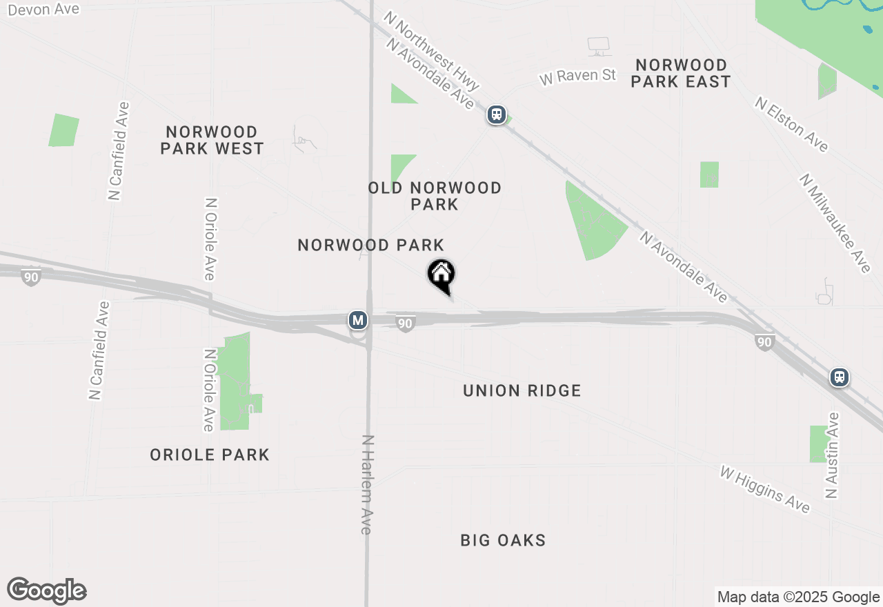 Map of 5608 N Nordica Avenue, Chicago, IL 60631