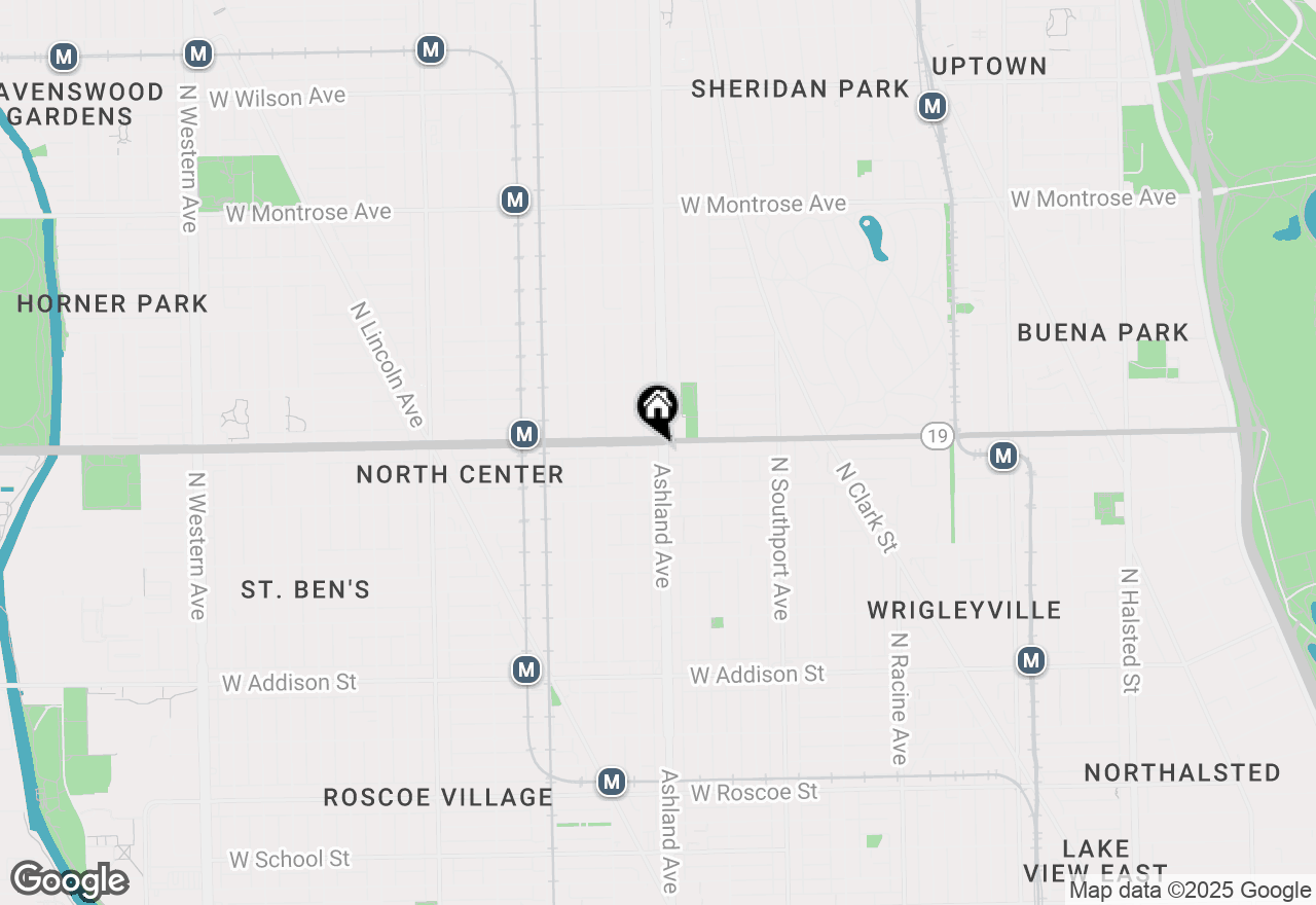 Map of 3950 N Ashland Avenue #3, Chicago, IL 60613