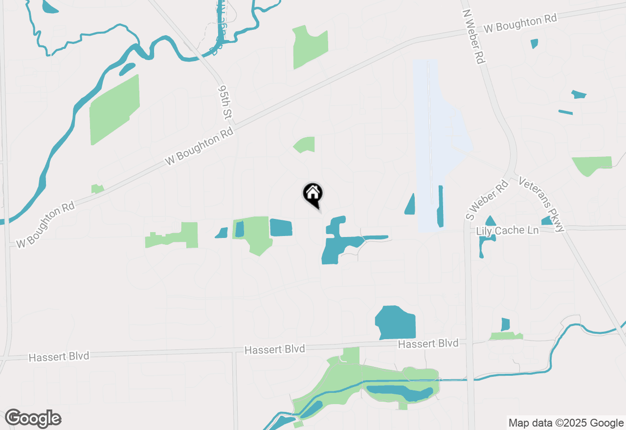 Map of 8 Honeysuckle Court, Bolingbrook, IL 60490