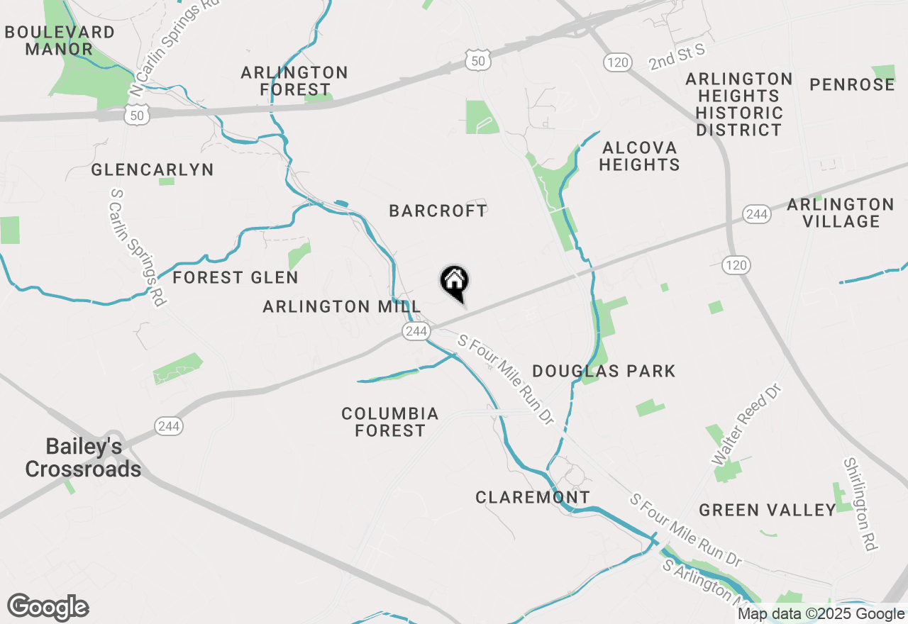 Map of 989 S Buchanan Street #201, Arlington, VA 22204