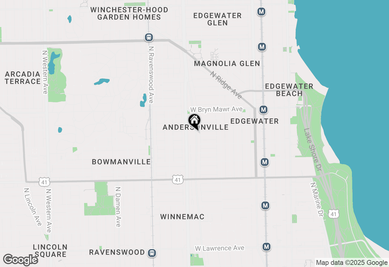 Map of 5438 N Clark Street #2, Chicago, IL 60640