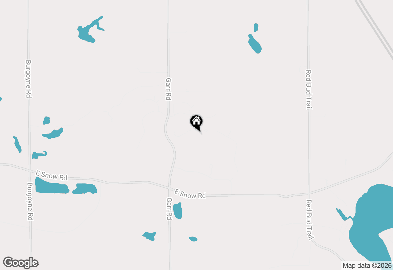 Map of 2658 W Lakeland Drive, Berrien Springs, MI 49103