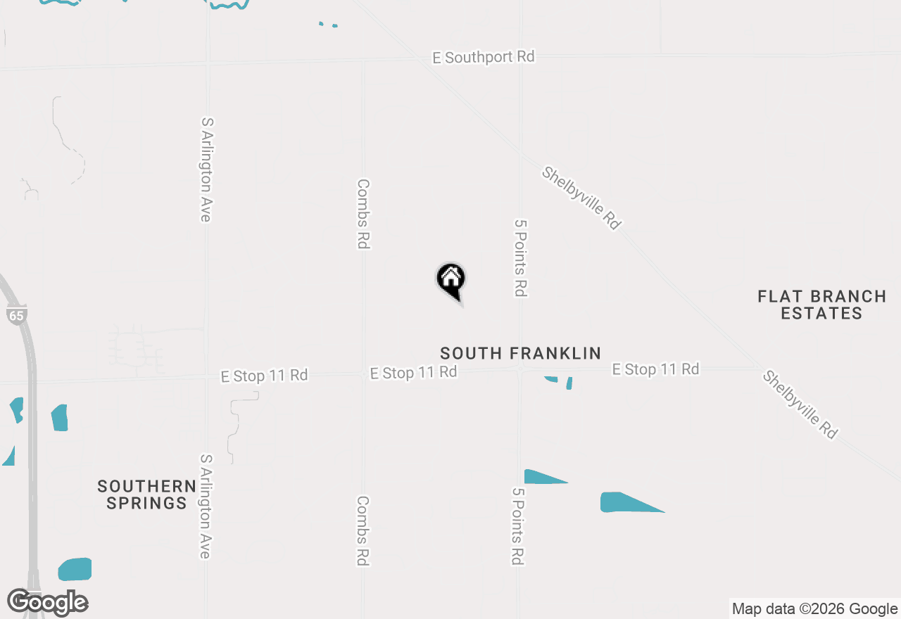 Map of 7746 Inverness Drive, Indianapolis, IN 46237