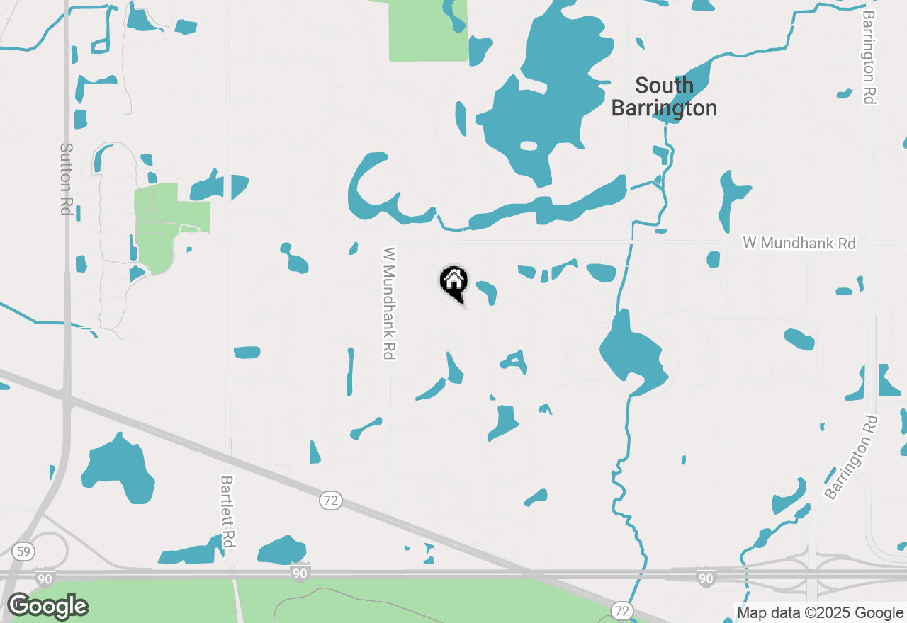 Map of 11 N Meadow Court, South Barrington, IL 60010