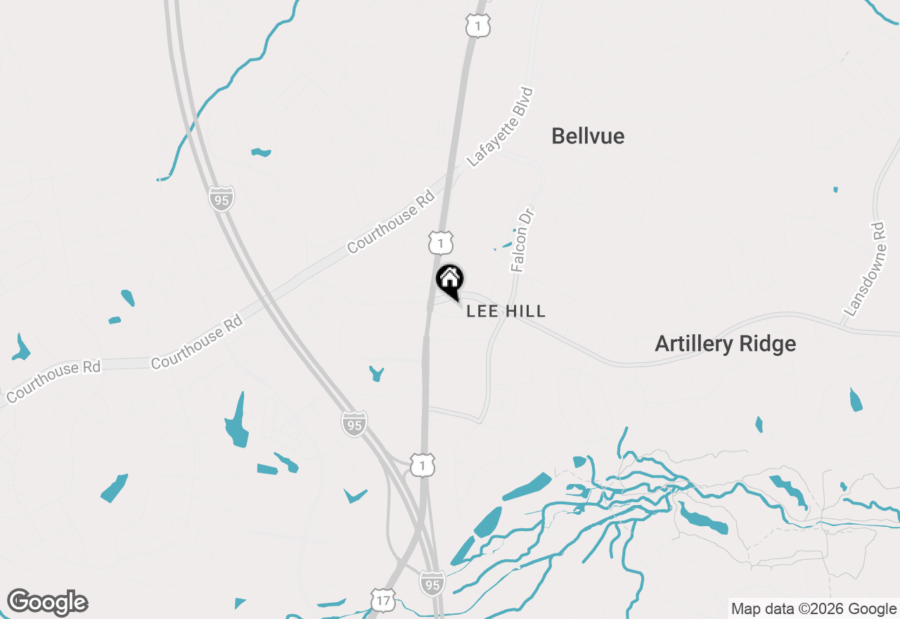 Map of 4714 Mine Road, Fredericksburg, VA 22408