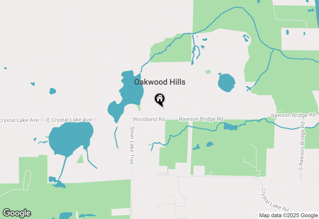 Map of 14 Lakewood Drive, Oakwood Hills, IL 60013