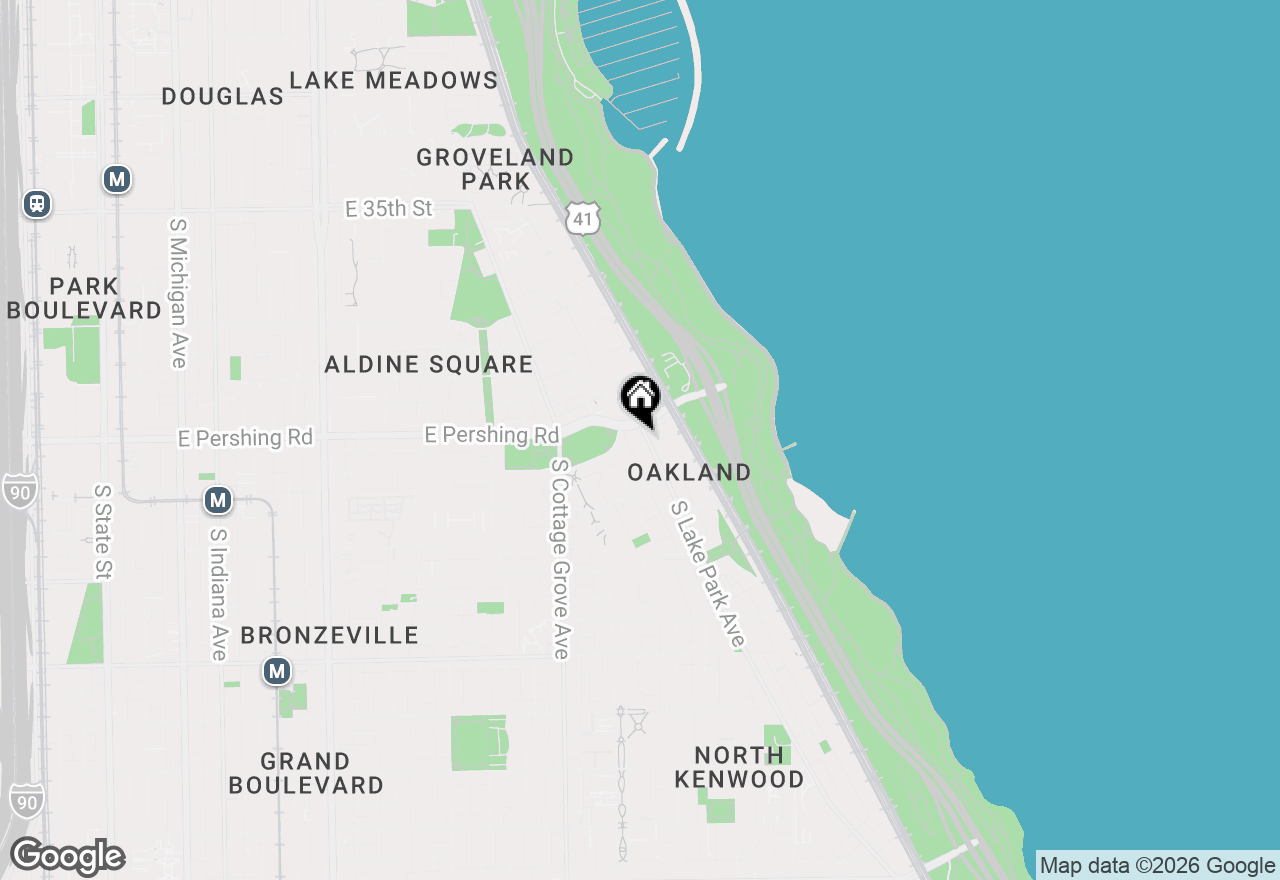 Map of 3932 S Lake Park Avenue #2N, Chicago, IL 60653