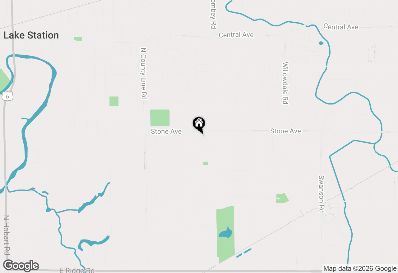 Map of 5191 Stone Avenue, Portage, IN 46368