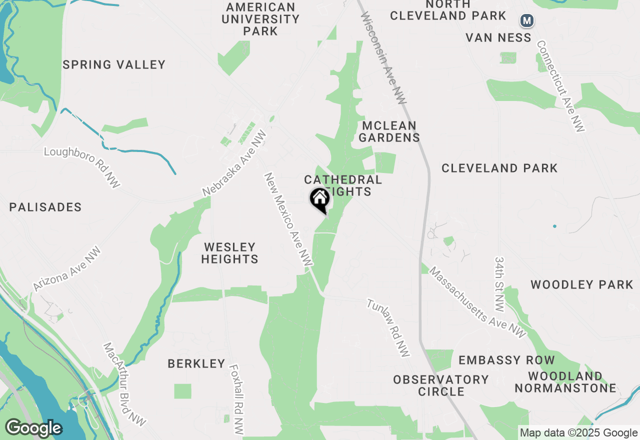 Map of 4201 Cathedral Avenue Nw #421W, Washington, DC 20016